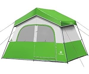 HIKERGARDEN upgraded 6 person family camping tent