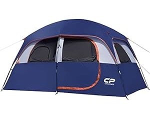 CAMPROS CP-110772-NY 6 person camping tent with rainfly