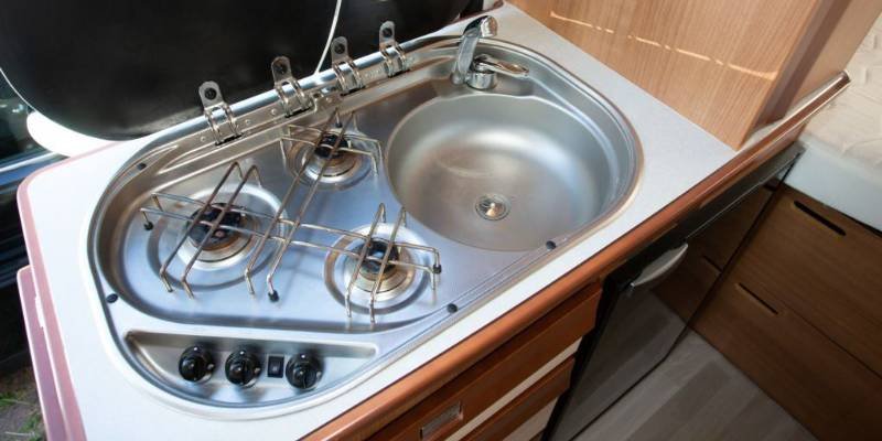 Clean RV kitchen properly