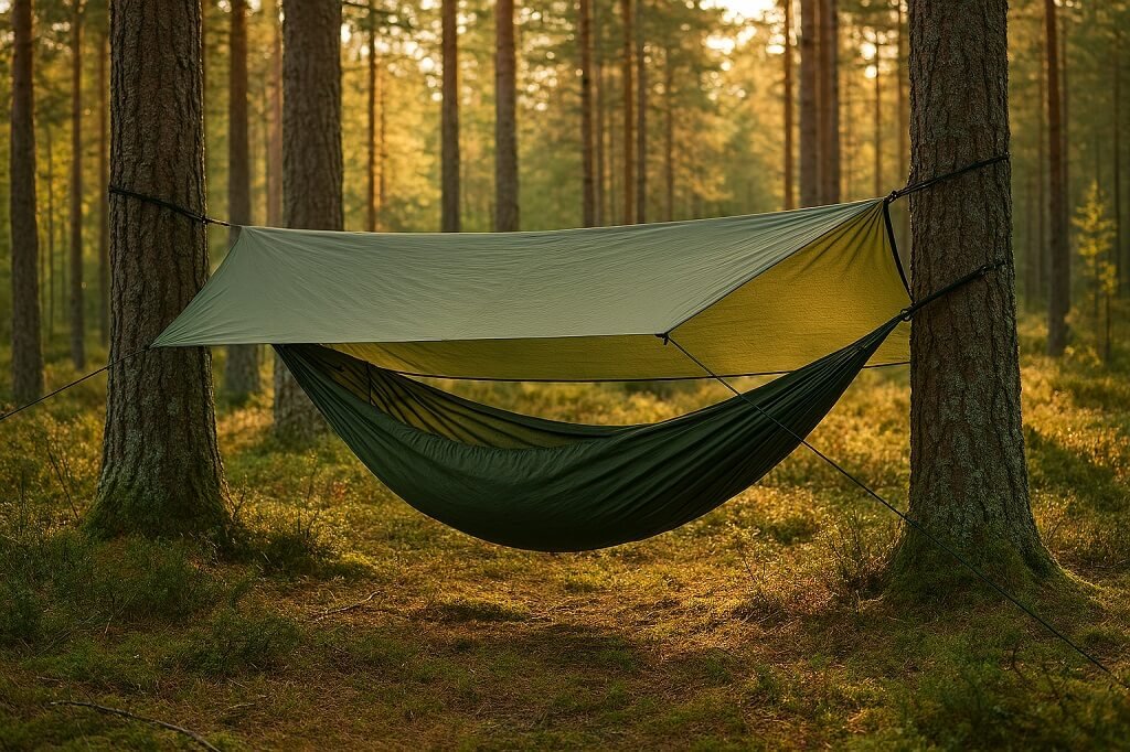 Hammock is an alternative of tent
