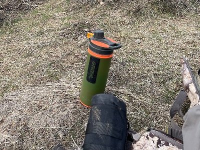 Grayl Geopress Filtered Bottle Testing During Long Hike