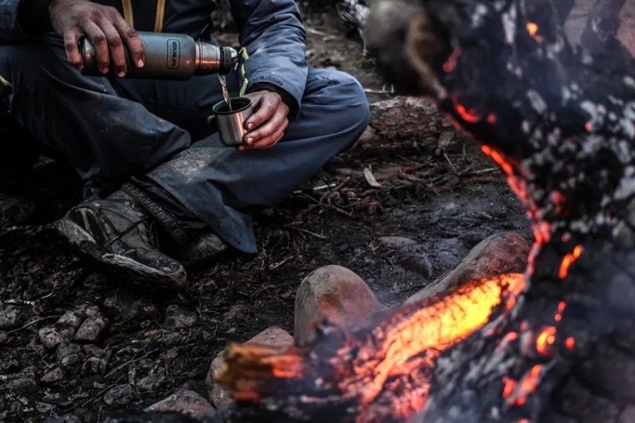 Use a hot water bottle