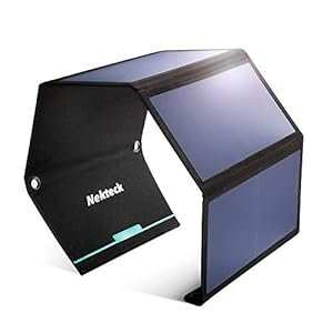 Nekteck Solar Chargers for Backpacking
