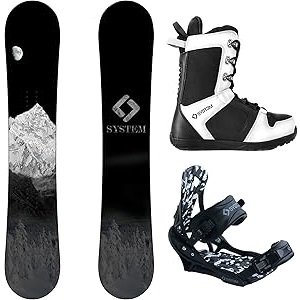 System MTN Beginner Snowboard Package