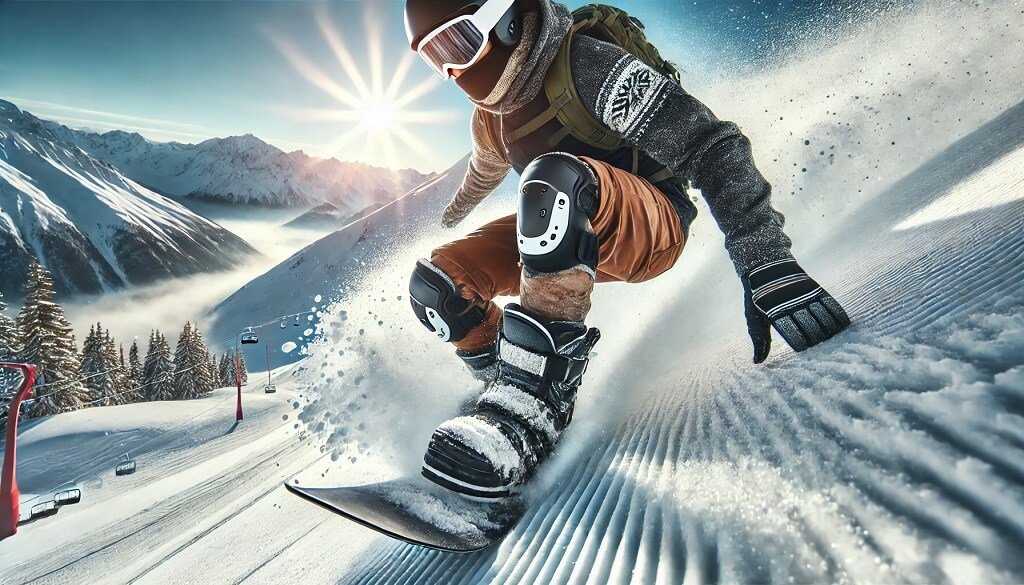 Tips to prevent knee pain while snowboarding