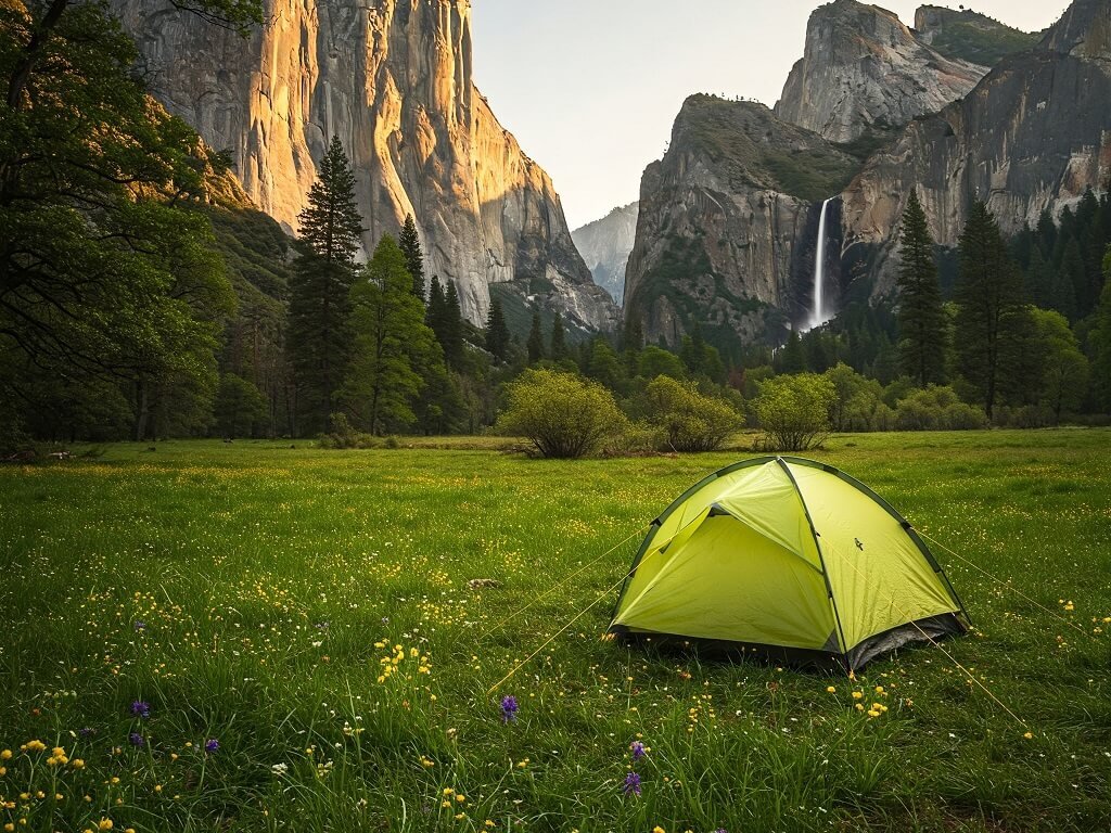 Yosemite National Park for Tent Camping in the US