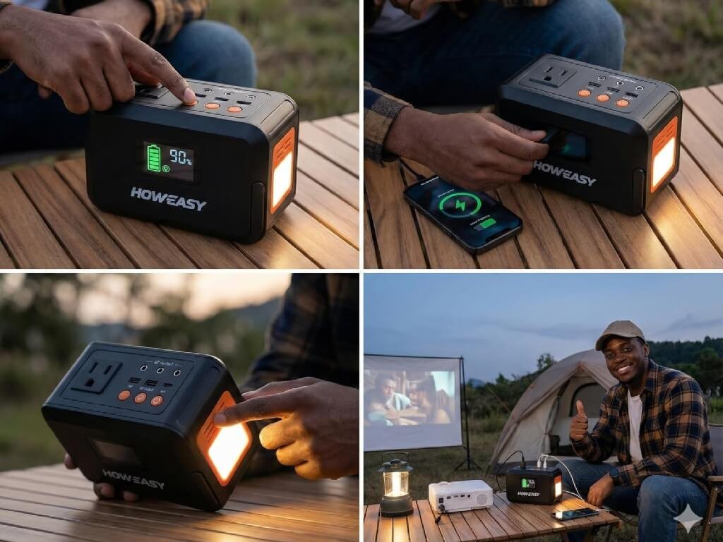 HOWEASY Power Station for Camping