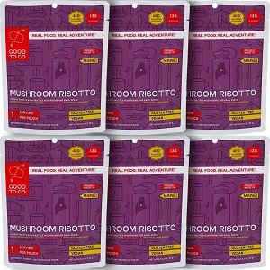 Good To-Go Mushroom Risotto Dehydrated Backpacking Meals