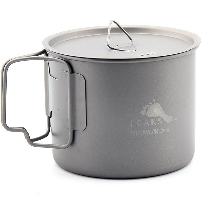 TOAKS Light Titanium Camping Cookware