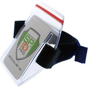Heavy Duty Water Resistant Armband ID Badge Holder