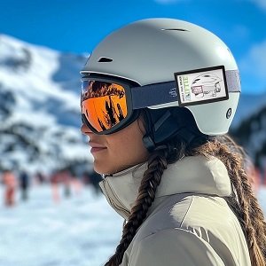 Liftie Helmet Goggle Strap Ski Pass Holder