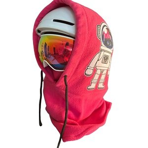 WILDHOOD Fuzzy Spacekitty Ski Helmet Cover