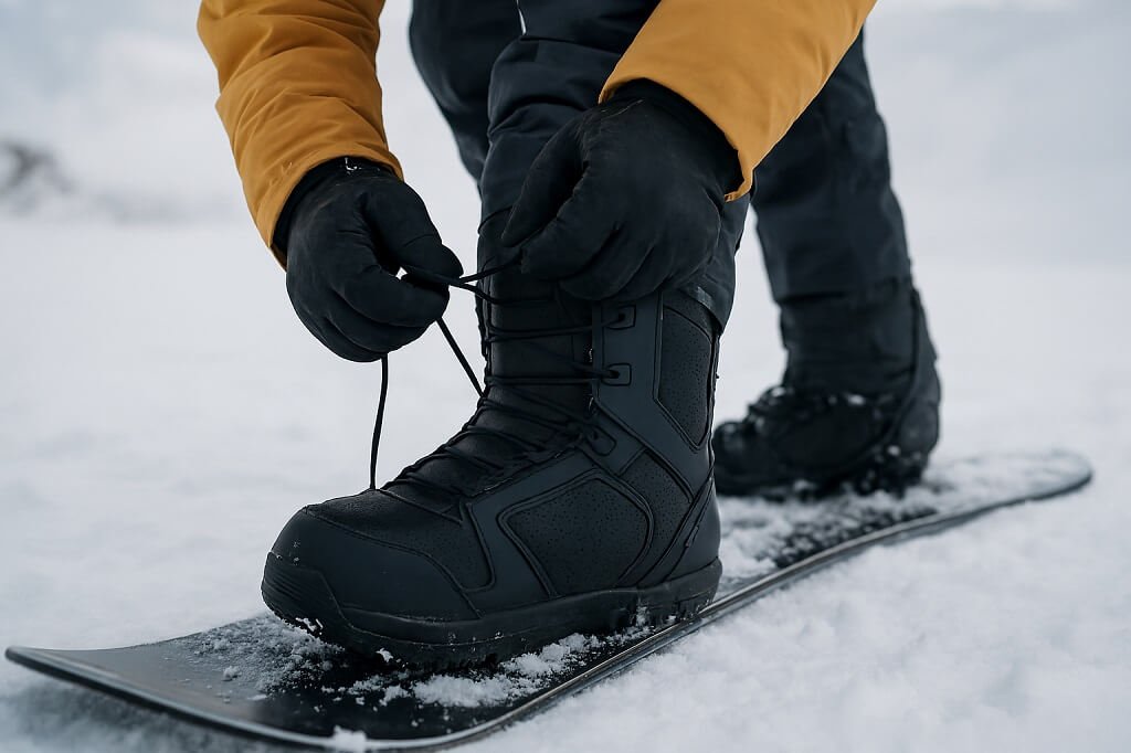 Snowboard boots buying guide 2026 showing different flex and lacing systems