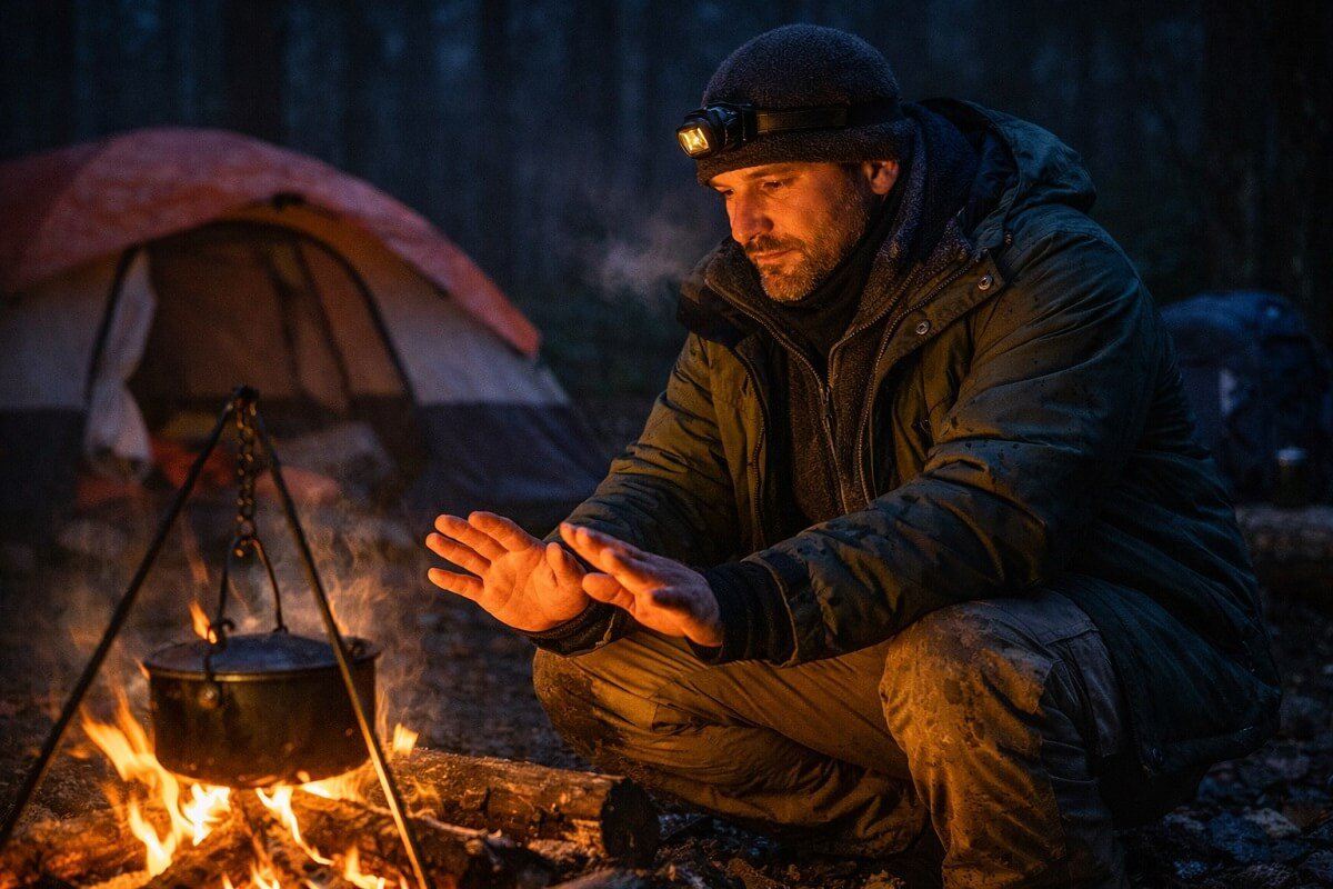  Layering clothing system for cold weather camping 