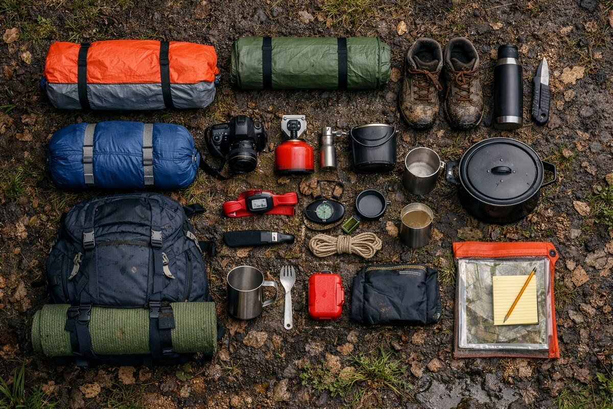  Spring camping gear checklist layout 