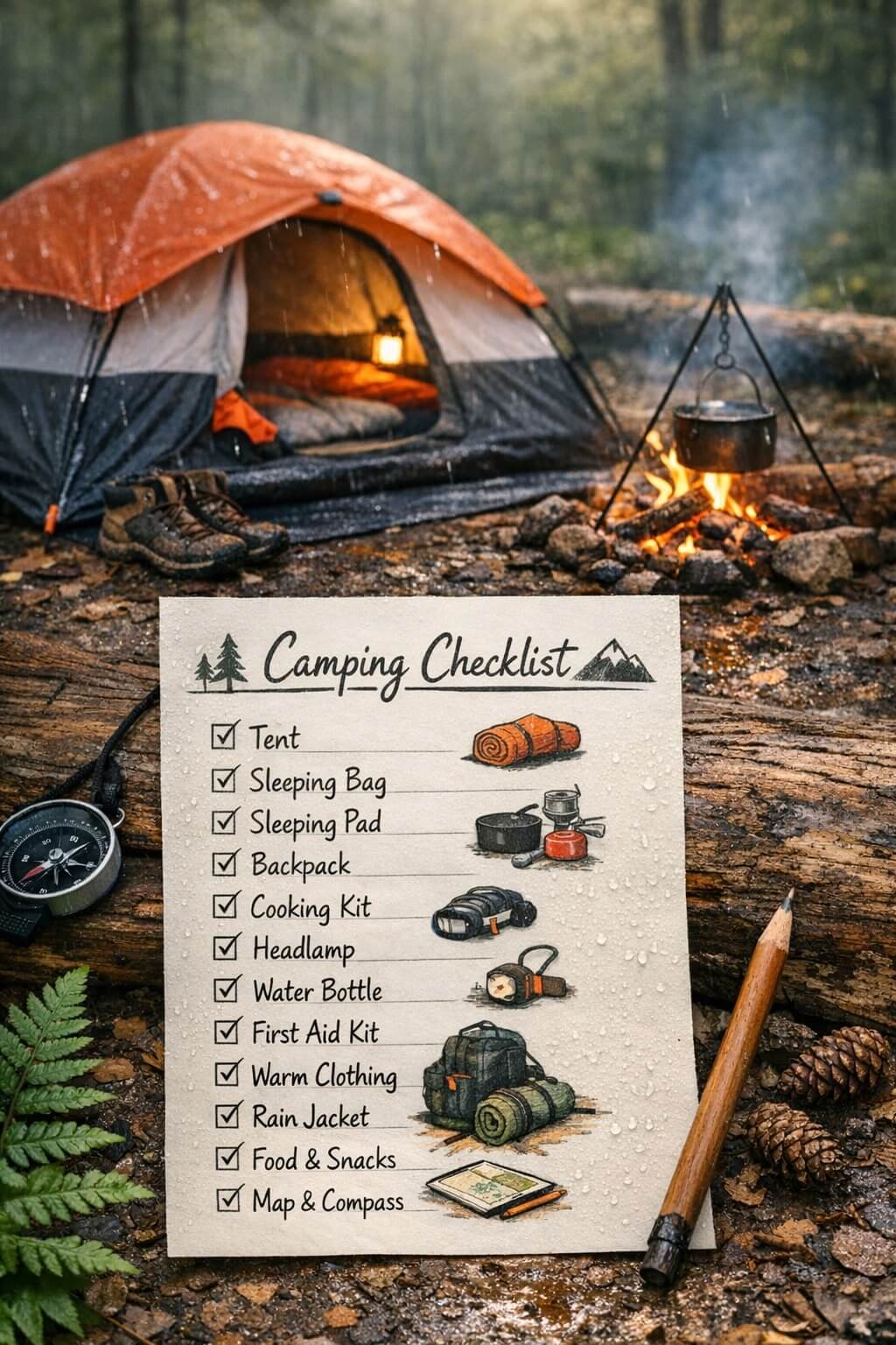 Spring camping checklist for beginners 