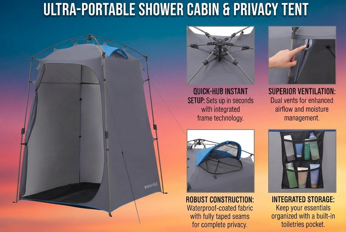 Qeedo Quick Shower Tent Review