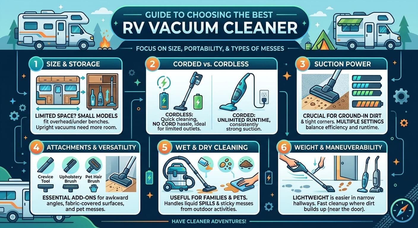 how to choose the right RV vacuum cleaner for 2026